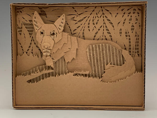 Treasure, 2021. Cardboard.