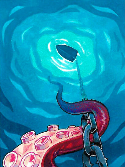 Tendril- Alcohol Markers on Paper