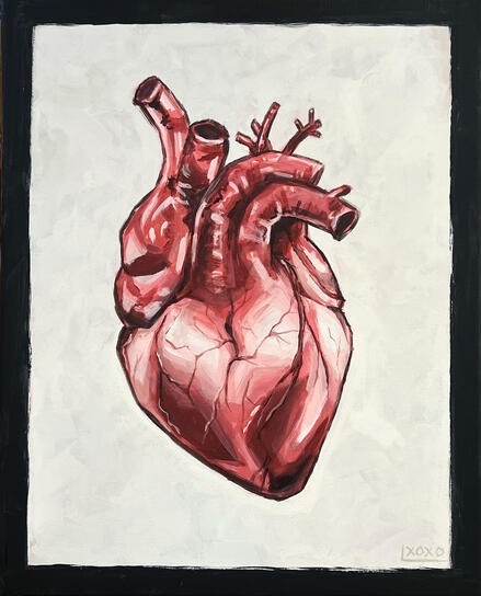 Heart (Commission)- Acrylic on Canvas